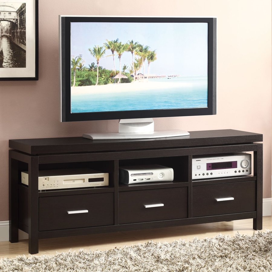 Coaster Fine Furniture Cappuccino Rectangular TV in the TV