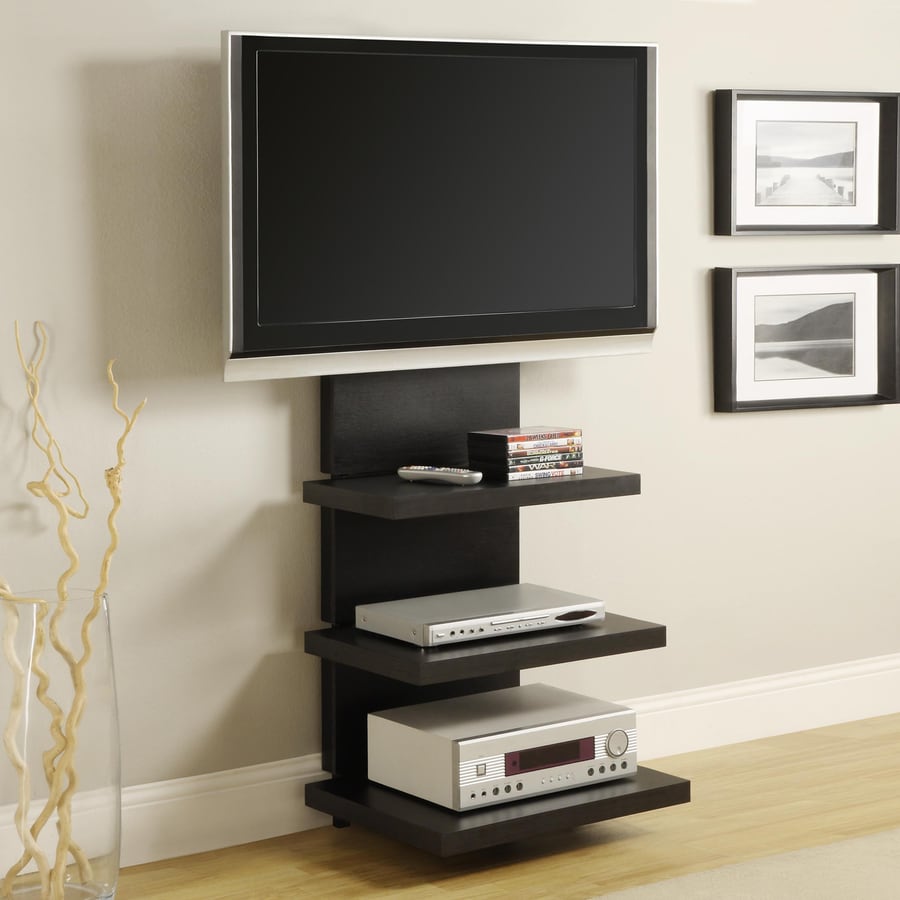 Ameriwood Home Black Rectangular TV Integrated Rectangular TV