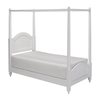 Home Styles Bermuda White Twin Canopy Bed at Lowes.com