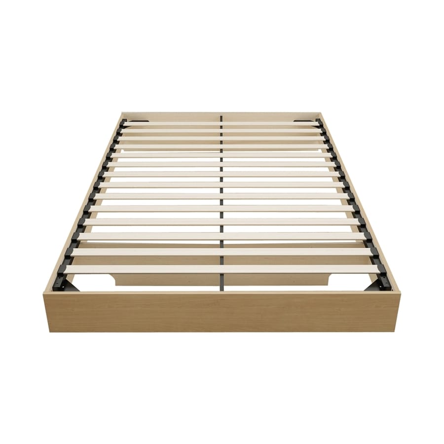 Nexera Nordik Natural Maple Queen Platform Bed At Com Nexera Nordik Natural Maple Queen Platform Bed