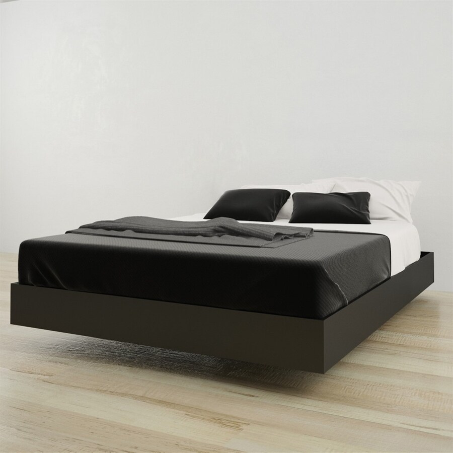 Nexera Jet Set Black Queen Platform Bed At Lowes Nexera Jet Set Black Queen Platform Bed