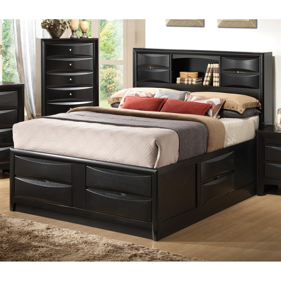 Coaster Fine Furniture Briana Black King Captain Bed With Storage