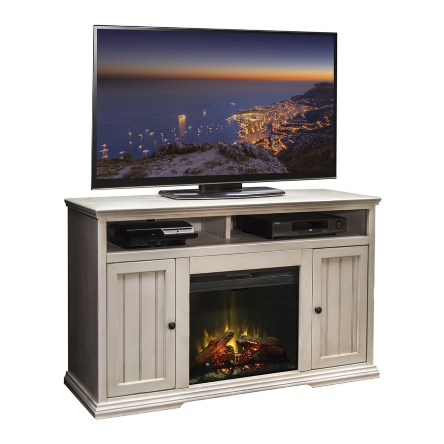 Shop Legends Furniture 58.75-in W Antique White Wood Electric Fireplace with Media Mantel with Thermostat and Remote Control at Lowes.com Shop legends furniture 58.75-in w antique white wood electric fireplace with media mantel with thermostat and remote control in the electric fireplaces section of Lowes.com