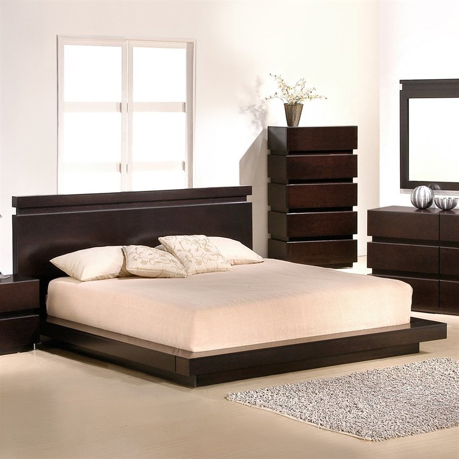 J M Furniture Knotch Espresso King Platform Bed At Com J M Furniture Knotch Espresso King Platform Bed