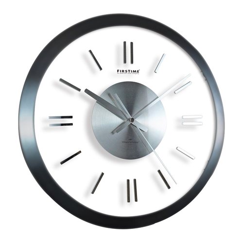 Firstime Manufactory Modish Analog Round Indoor Wall Standard Clock In