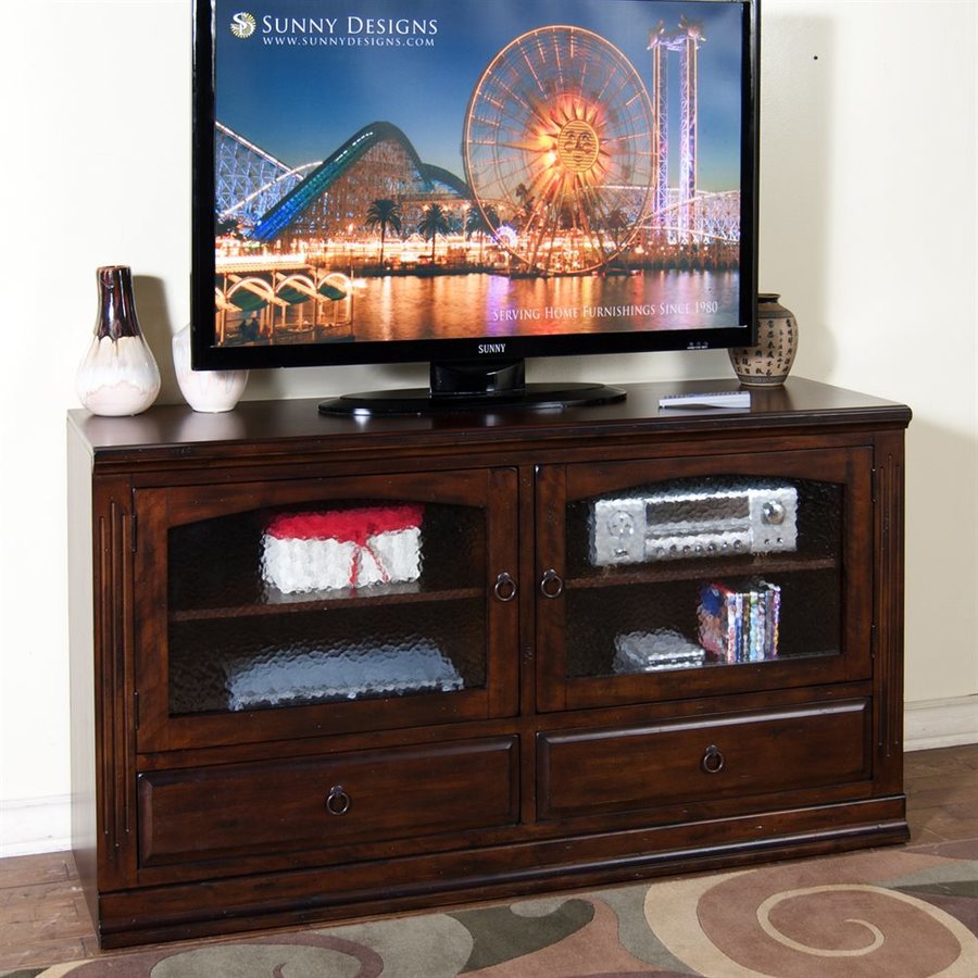 Sunny Designs Santa Fe Dark Chocolate Rectangular Tv Cabinet At Sunny Designs Santa Fe Dark Chocolate Rectangular Tv Cabinet