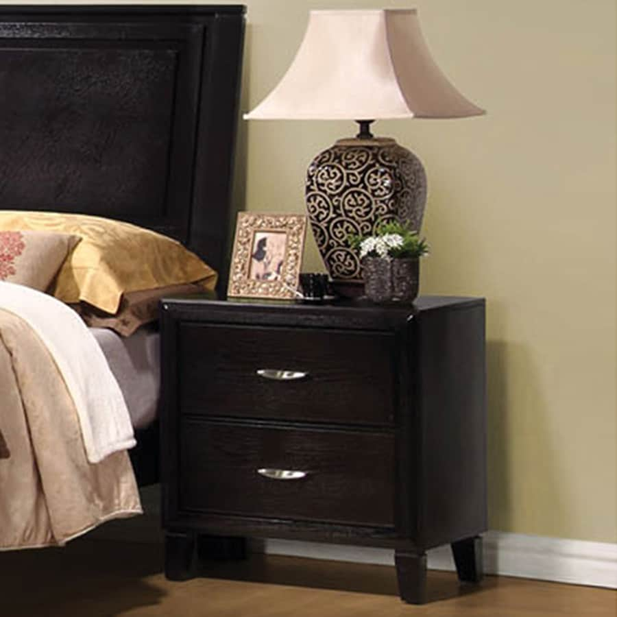 Coaster Fine Furniture Nacey Dark Brown Nightstand in the Nightstands ...