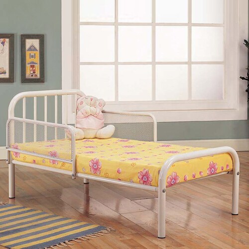 KB Furniture White Toddler Bed in the Toddler Beds department at