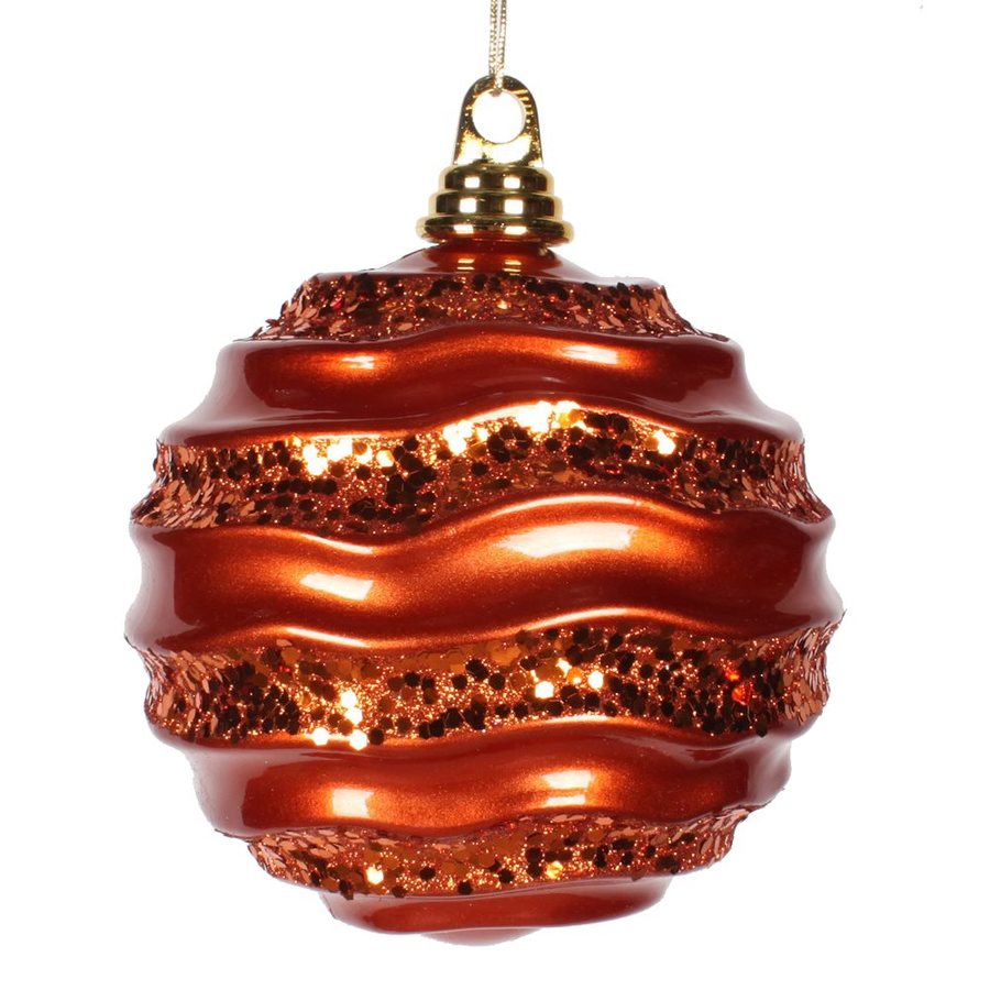Vickerman Orange Ball Ornament at Lowes.com