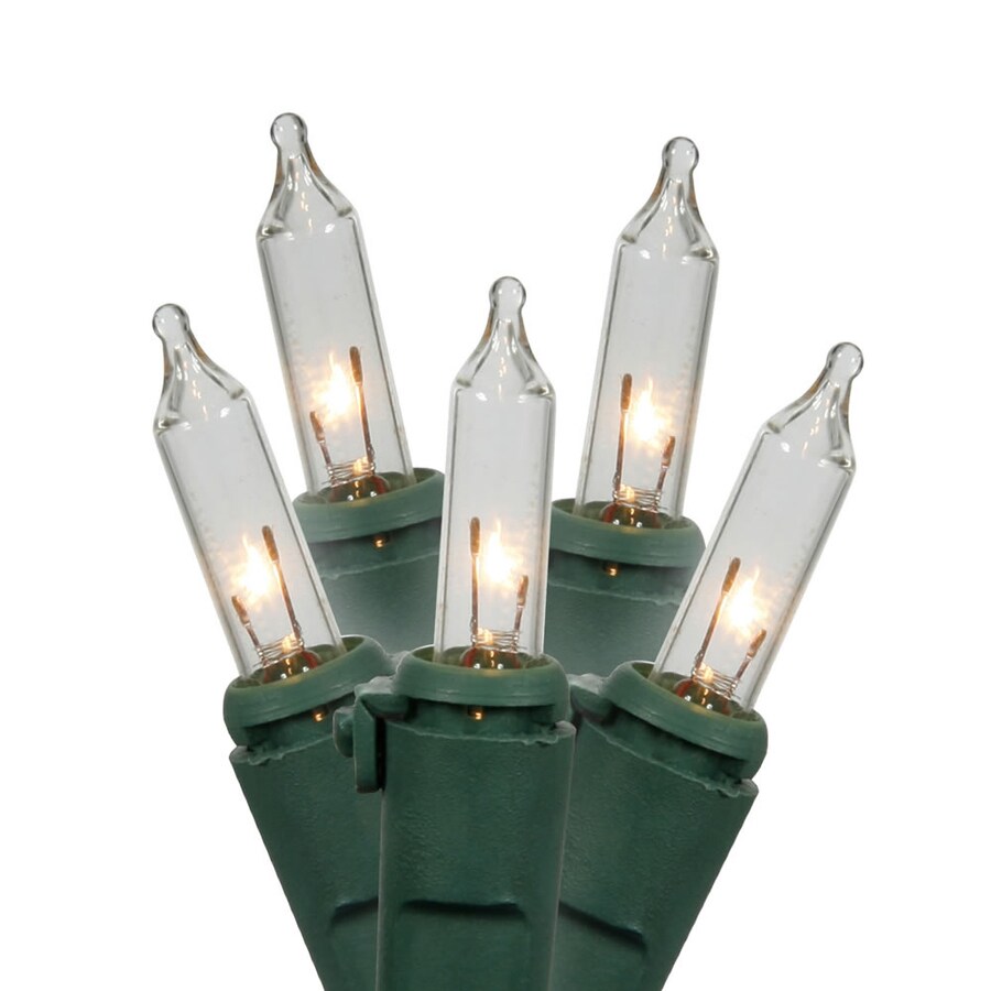 Vickerman 20-Count 6-ft Clear White Incandescent Plug-In Indoor ...