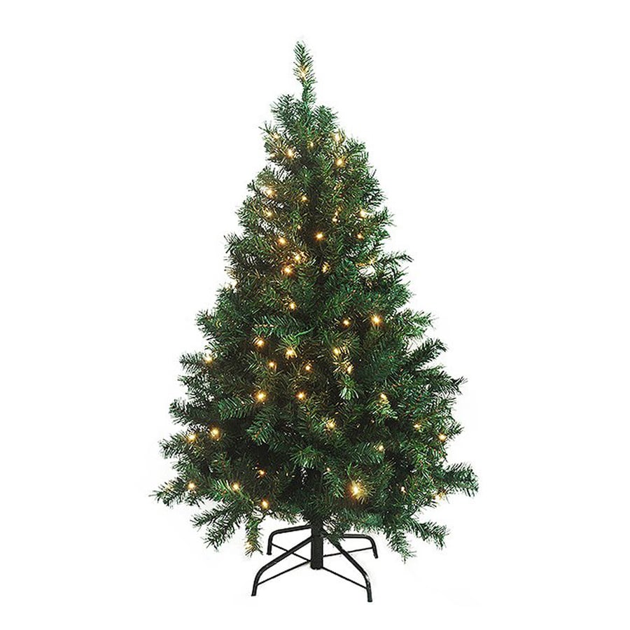 shop northlight 4 5 ft pre lit cedar pine artificial shop northlight 4 5 ft pre lit cedar pine artificial