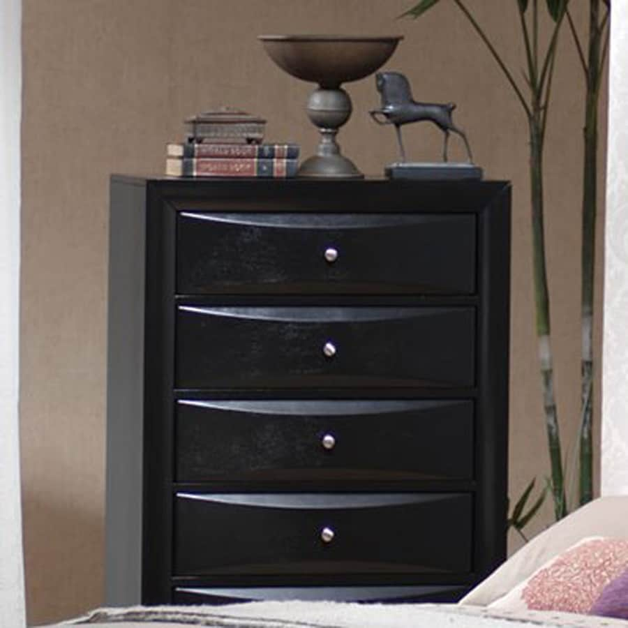 Coaster Fine Furniture Briana Black 5-Drawer Chest At Lowes.com