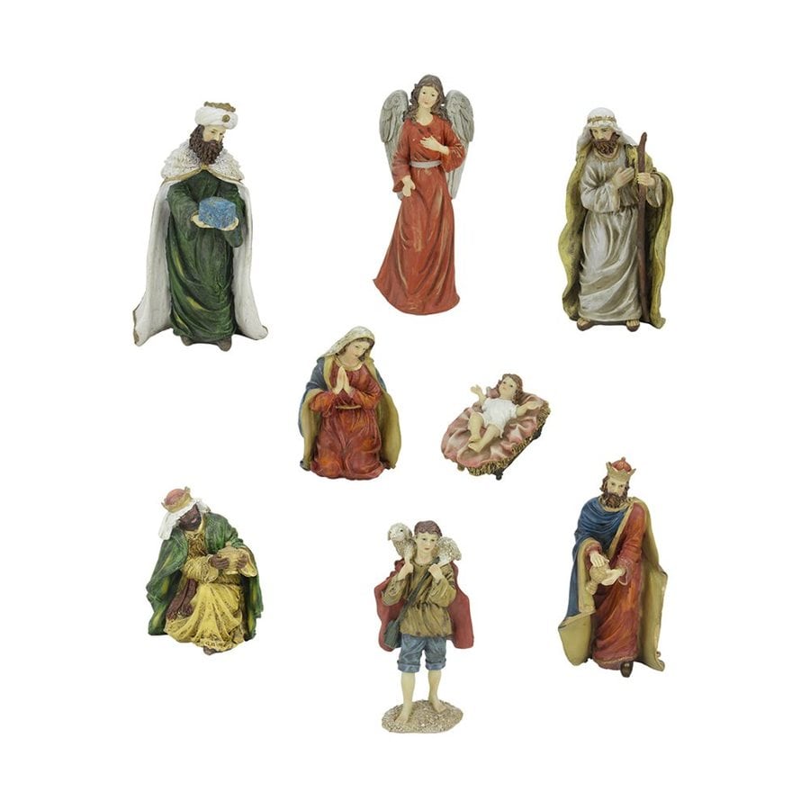 shop northlight 8 piece nativity figurine set at lowes com shop northlight 8 piece nativity figurine set at lowes com