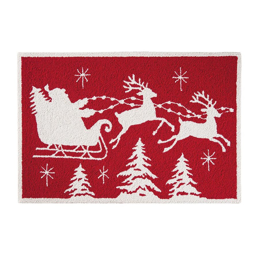 C F Enterprises Red Sleigh Tabletop Decoration At Com C F Enterprises Red Sleigh Tabletop Decoration