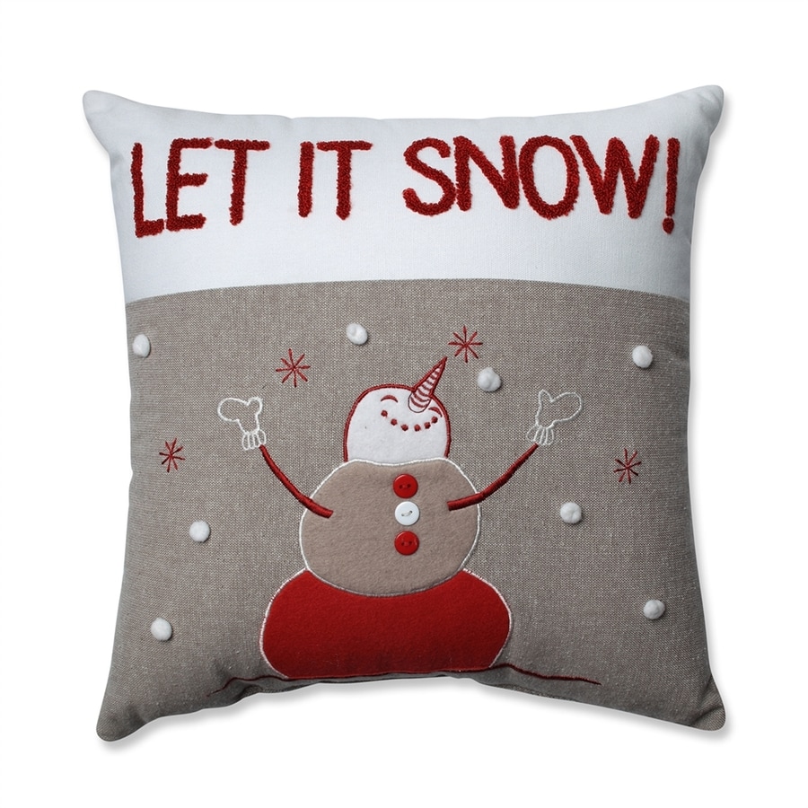 snowman pillow