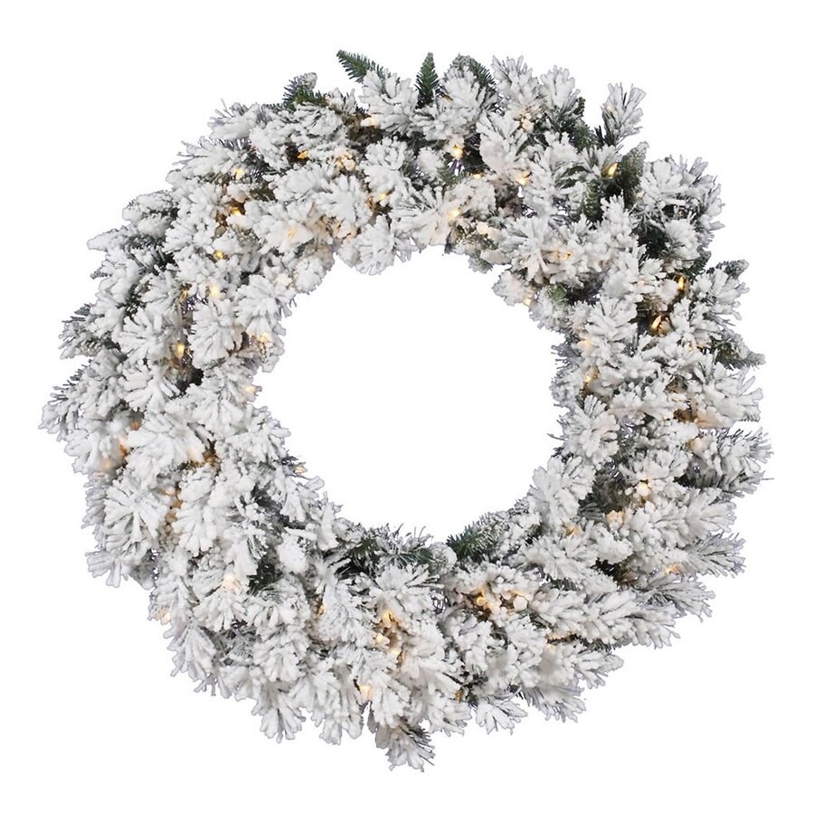 vickerman 42 in pre lit artificial christmas wreath white clear incandescent lights - How To Decorate Artificial Christmas Wreath vickerman 42 in pre lit artificial christmas wreath white clear incandescent lights - How To Decorate Artificial Christmas Wreath