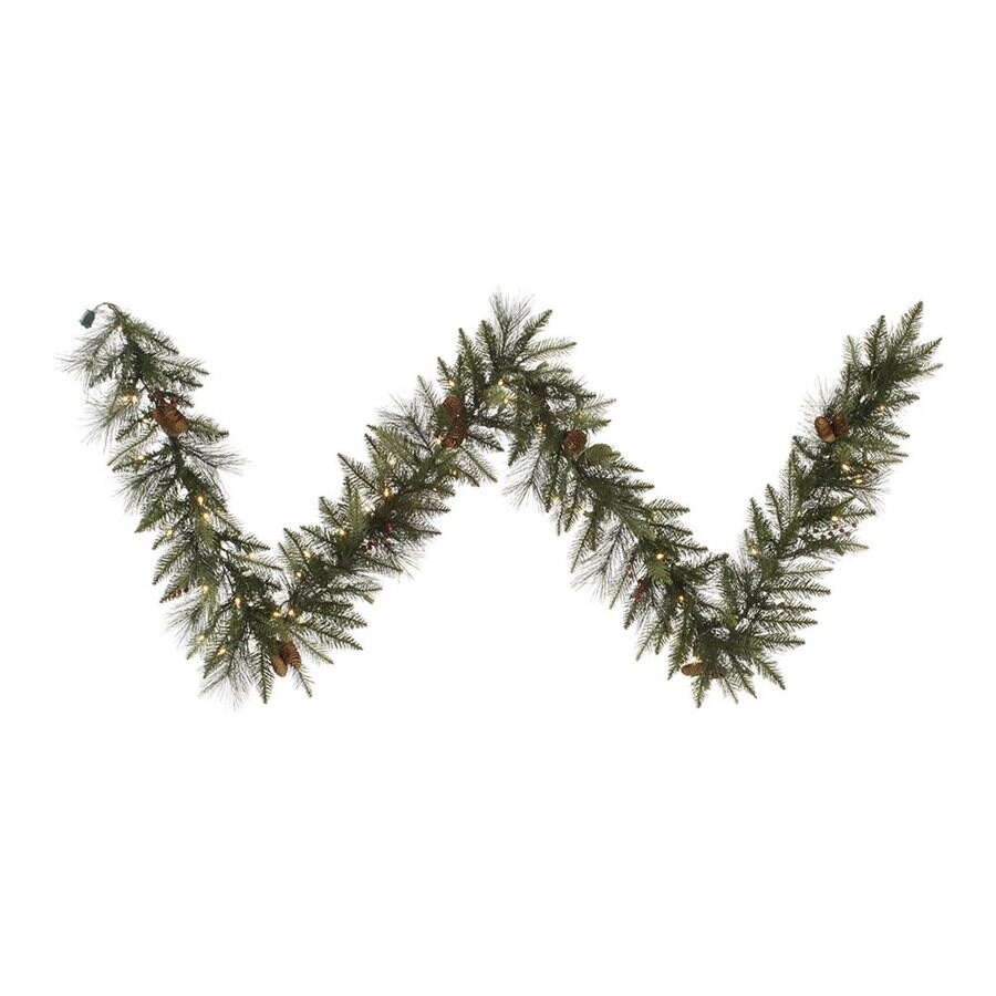 shop vickerman pre lit 8 ft l berry garland white shop vickerman pre lit 8 ft l berry garland white
