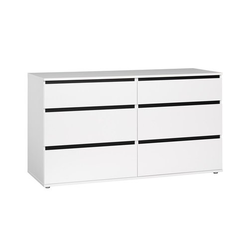 Tvilum Aurora White 6-Drawer Double Dresser in the Dressers department ...