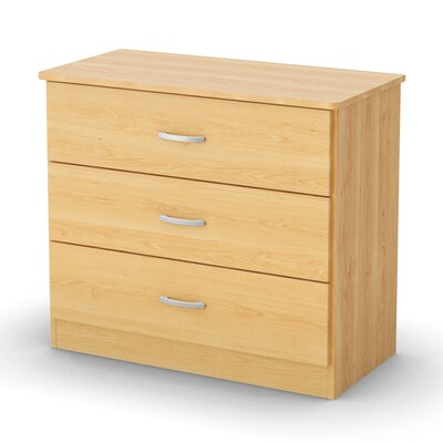 South Shore Furniture Libra Natural Maple 3 Drawer Dresser At