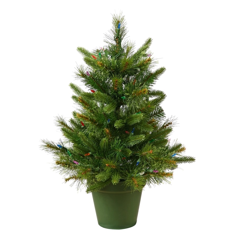 shop vickerman 2 ft pre lit artificial christmas tree with shop vickerman 2 ft pre lit artificial christmas tree with