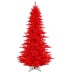 Vickerman 45 Ft Pre Lit Whimsical Slim Artificial Christmas Tree With 250 Constant Red Vickerman 45 Ft Pre Lit Whimsical Slim Artificial Christmas Tree With 250 Constant Red