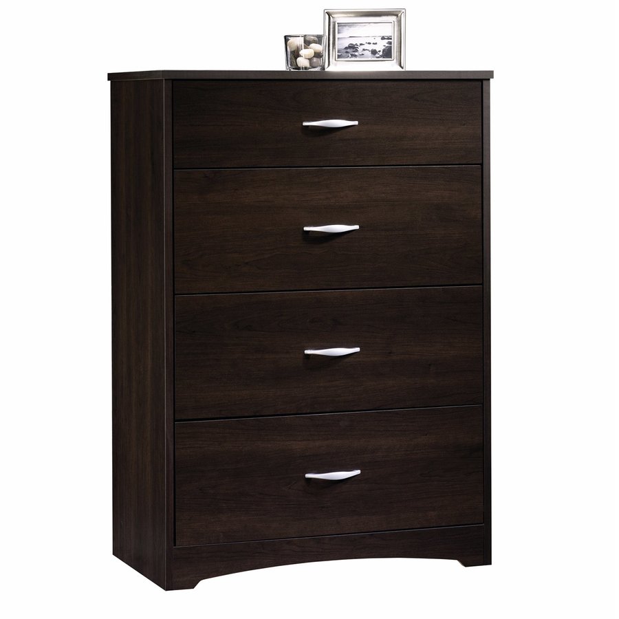 Sauder Beginnings Cinnamon Cherry 4 Drawer Chest At Lowes Sauder Beginnings Cinnamon Cherry 4 Drawer Chest