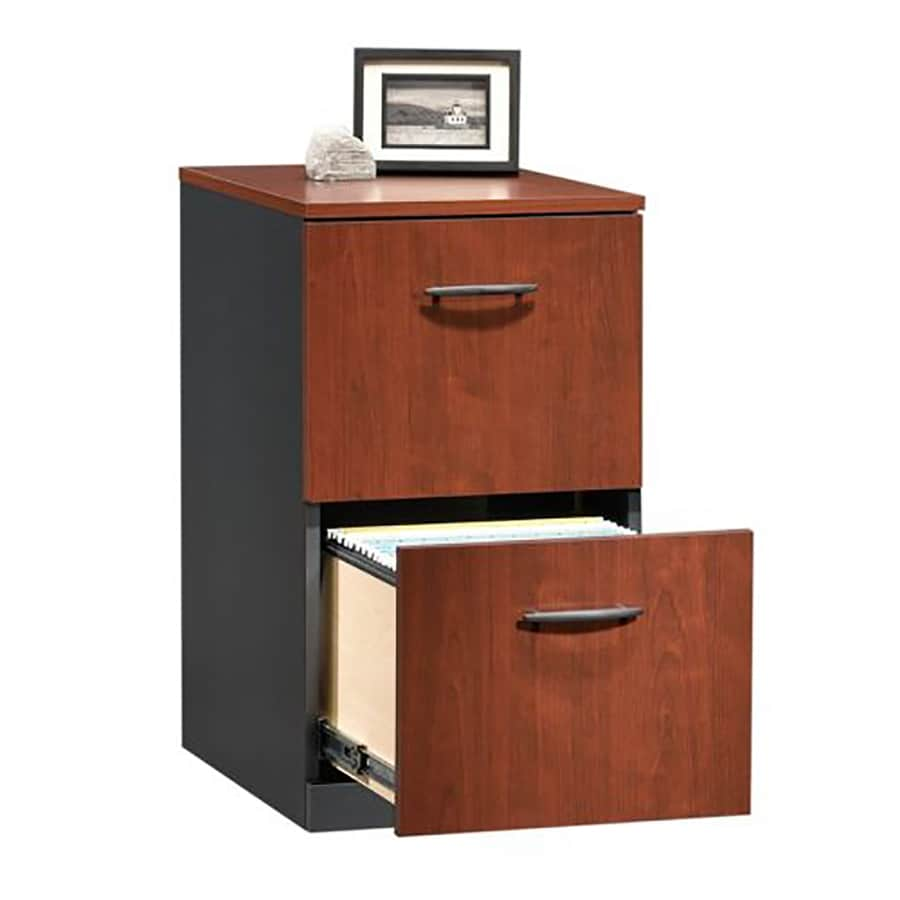 Sauder Via Classic cherry 2-Drawer File Cabinet at Lowes.com