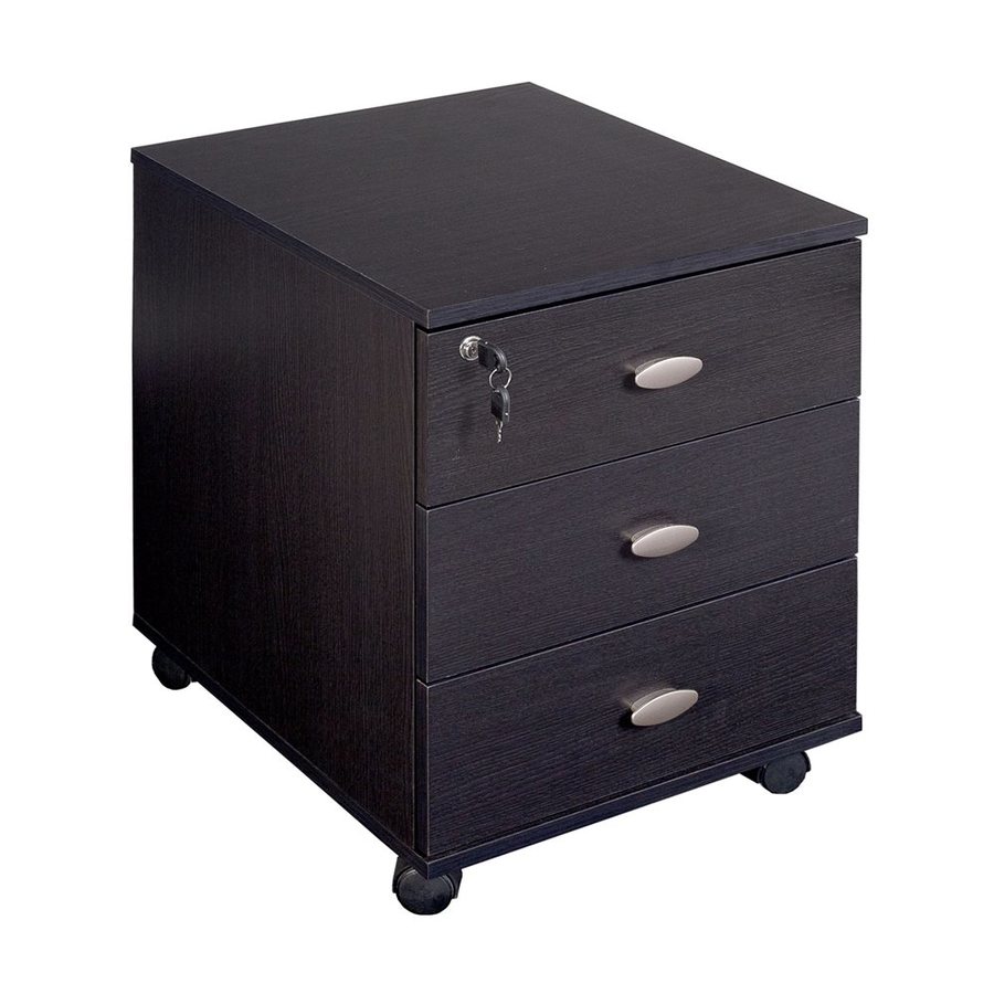 CorLiving Folio Rich espresso 3-Drawer File Cabinet at ...