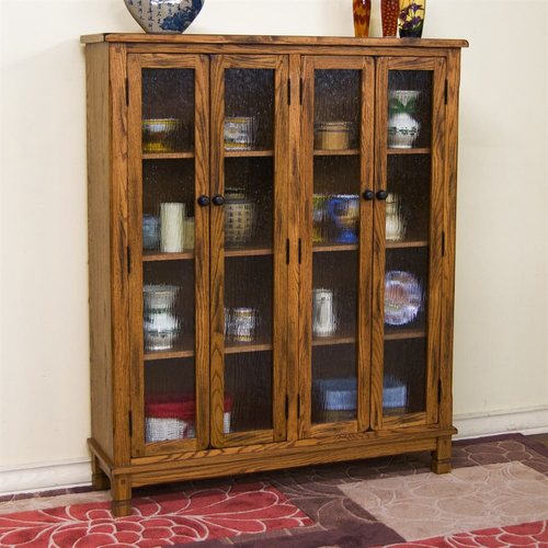 Sunny Designs Sedona Rustic Oak Wood 4-Shelf Bookcase at Lowes.com