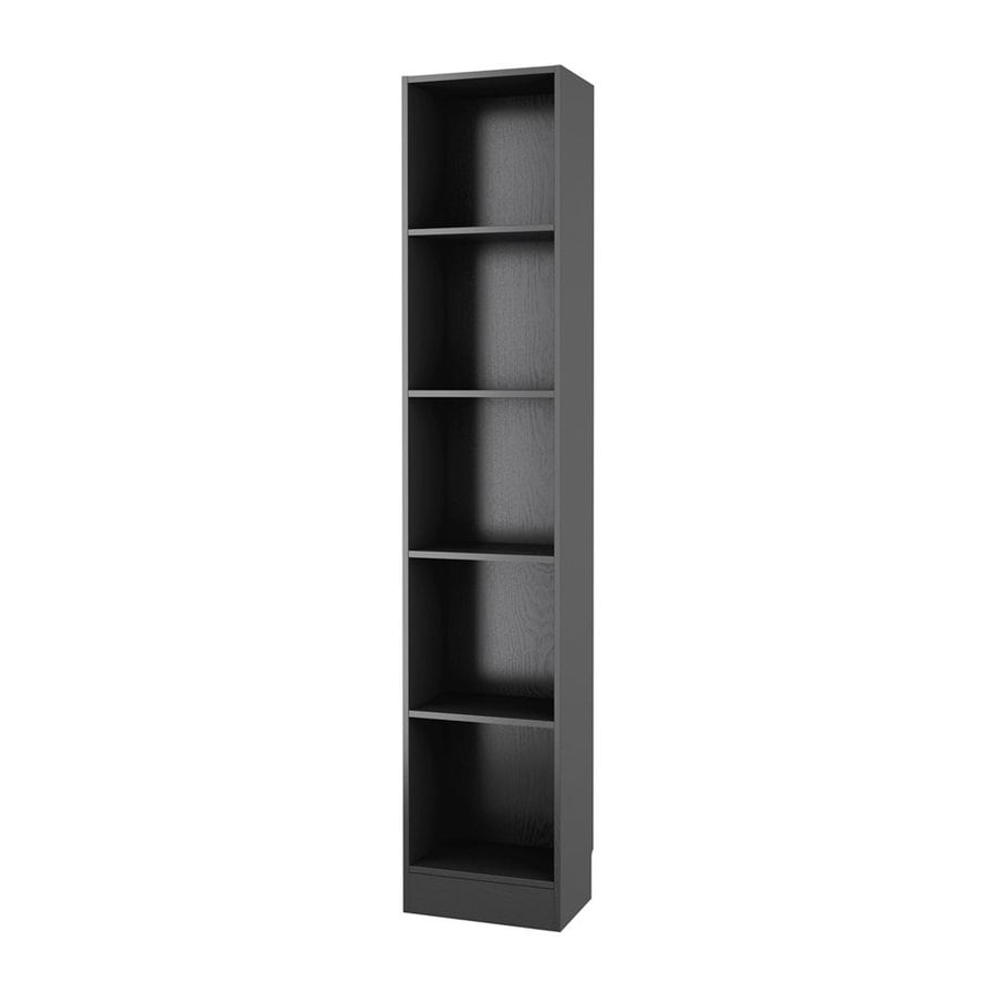 Tvilum Element Black Wood Grain 5-Shelf Bookcase at Lowes.com