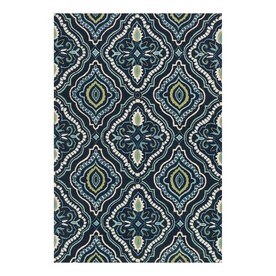 Rugs At Lowes Loloi Francesca Navy Aqua Indoor Handcrafted Area Rug Common 5 X 8