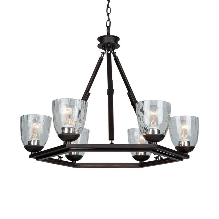 Artcraft Lighting Kent 30-in 6-Light Oil-Rubbed Bronze ...