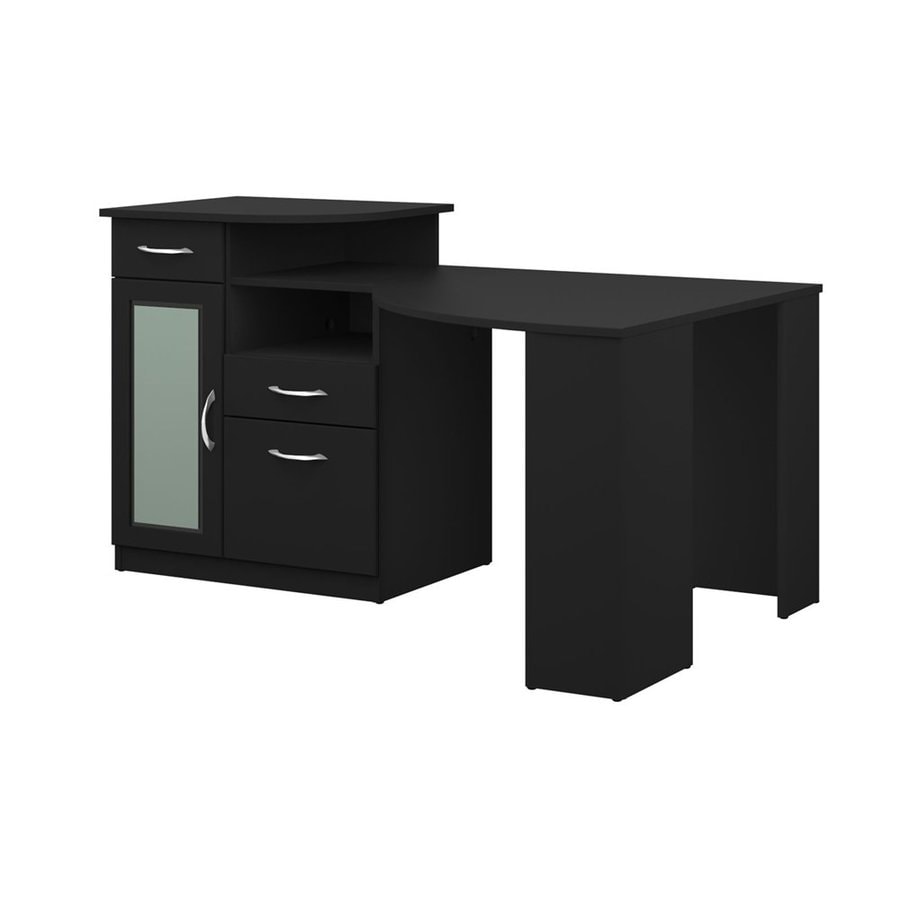 Bush Furniture Transitional Black Corner Desk At Lowes Com