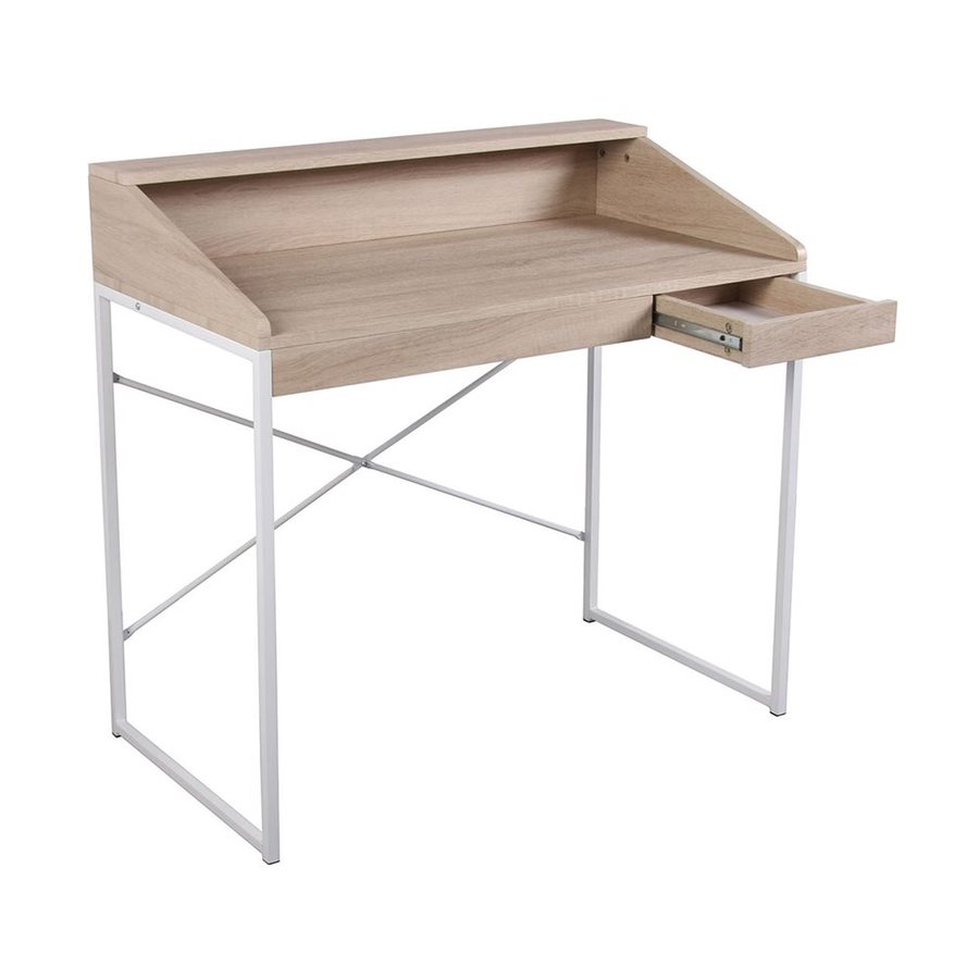 Acme Furniture Pax Contemporary Birch Computer Desk At Com