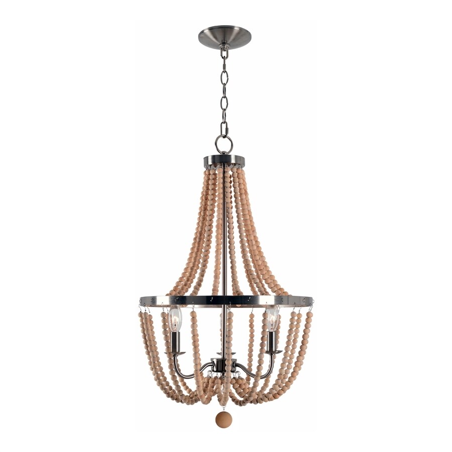 Kenroy Home Regas 16 In 3 Light Brushed Steel Dd Chandelier Kenroy Home Regas 16 In 3 Light Brushed Steel Dd Chandelier