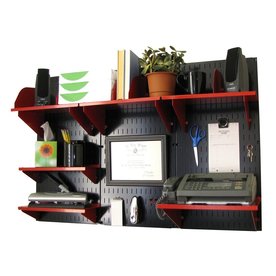 Wall Mounted Shelving At Lowes Wall Control 48 In W X 32 H 12 D