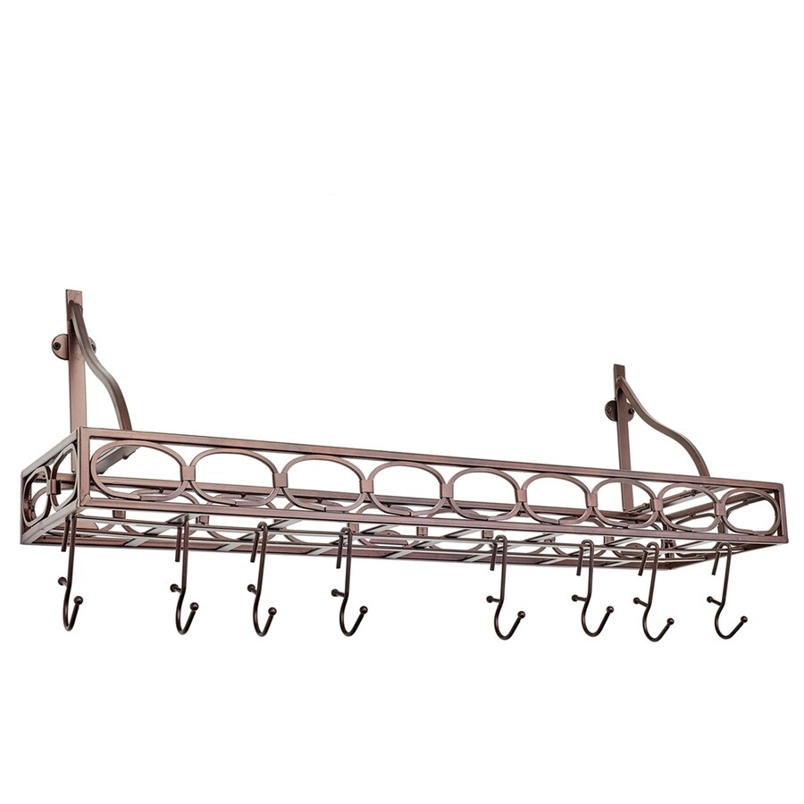 Old Dutch 36.25in x 9in Bronze Pot Rack in the Pot Racks department