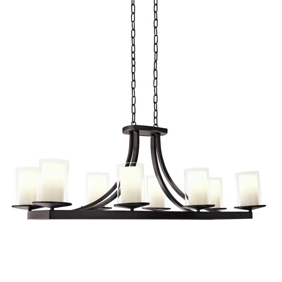 Dvi Es 8 Light Oil Rubbed Bronze French Country Cottage Dvi Es 8 Light Oil Rubbed Bronze French Country Cottage Clear Glass Shaded
