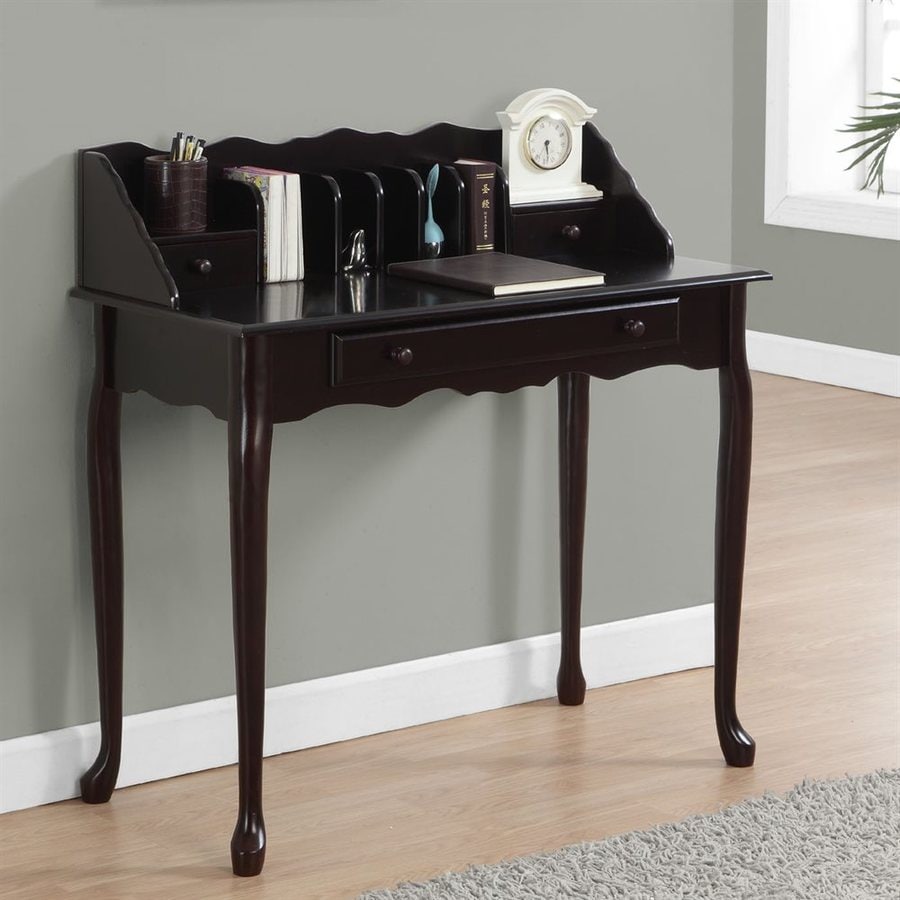 Monarch Specialties Traditional Dark Cherry Writing Desk At Monarch Specialties Traditional Dark Cherry Writing Desk