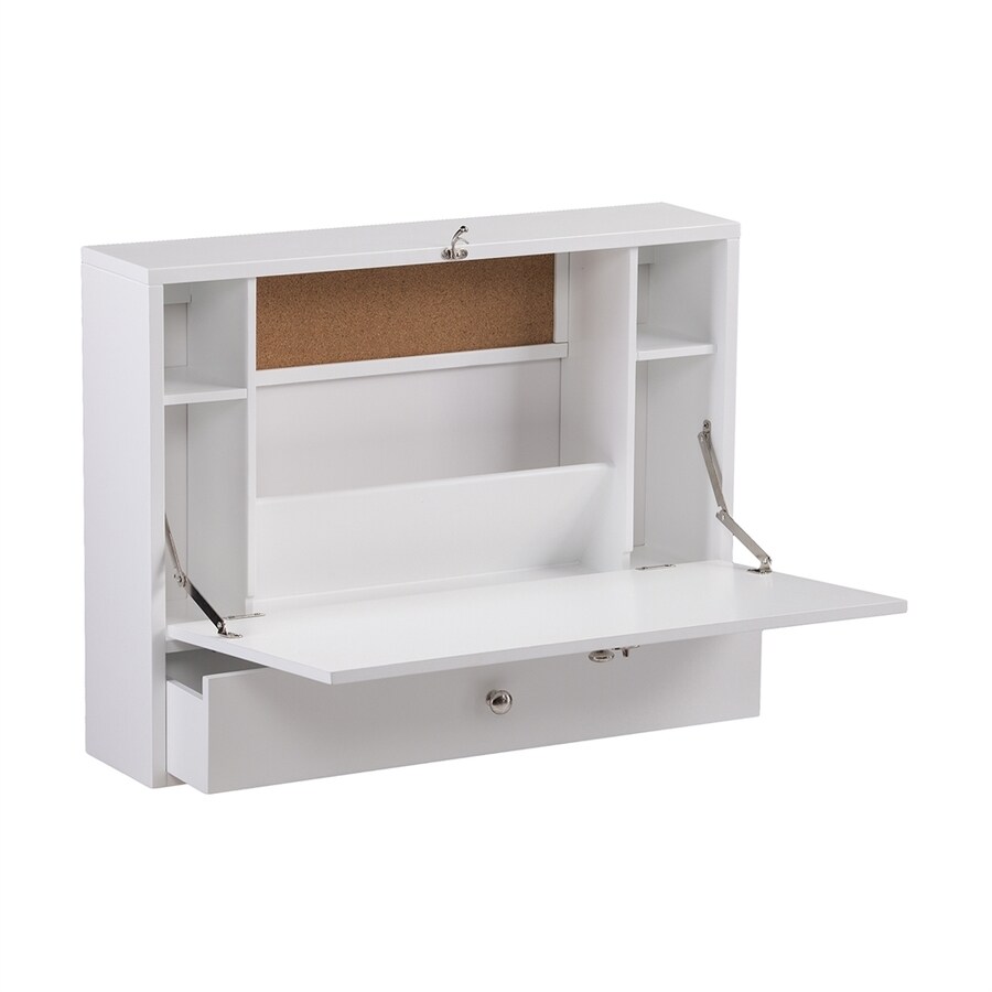 Boston Loft Furnishings Versa Contemporary Fresh White Floating Desk Boston Loft Furnishings Versa Contemporary Fresh White Floating Desk