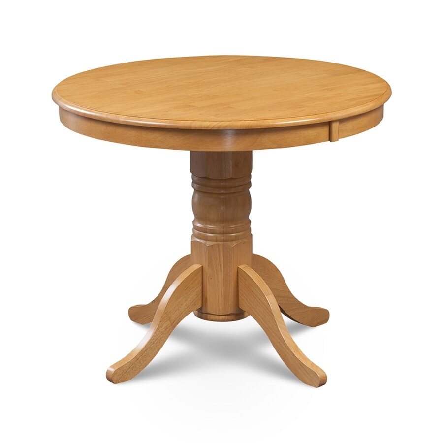 M&D Furniture Brookline Oak Wood Round Dining Table at