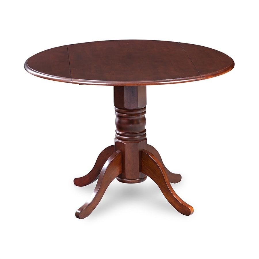 M&D Furniture Burlington Mahogany Wood Round Dining Table at