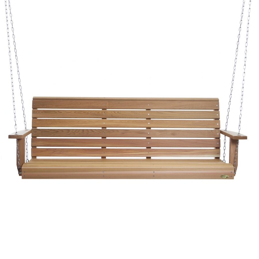 All Things Cedar Red Cedar Porch Swing At Lowes Com