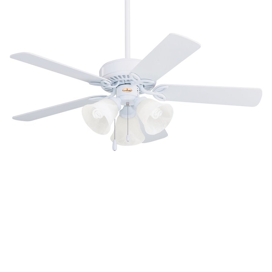 Cascadia Lighting 42 In Appliance White Indoor Ceiling Fan