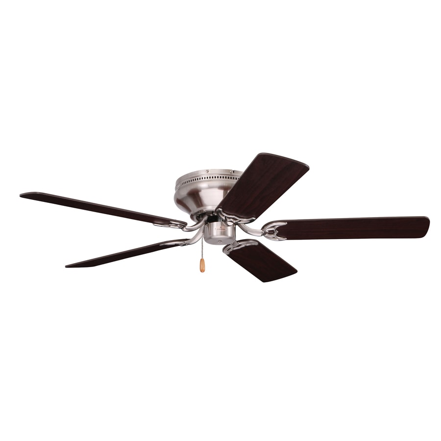 Cascadia Lighting 42 In Brushed Steel Indoor Flush Mount Cascadia Lighting 42 In Brushed Steel Indoor Flush Mount Ceiling Fan
