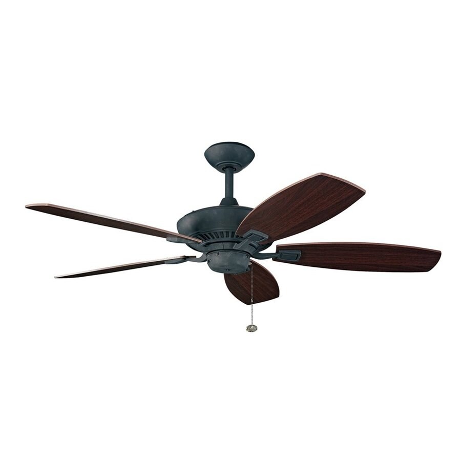 Kichler Canfield 52 In Distressed Black Indoor Ceiling Fan Kichler Canfield 52 In Distressed Black Indoor Ceiling Fan Energy Star