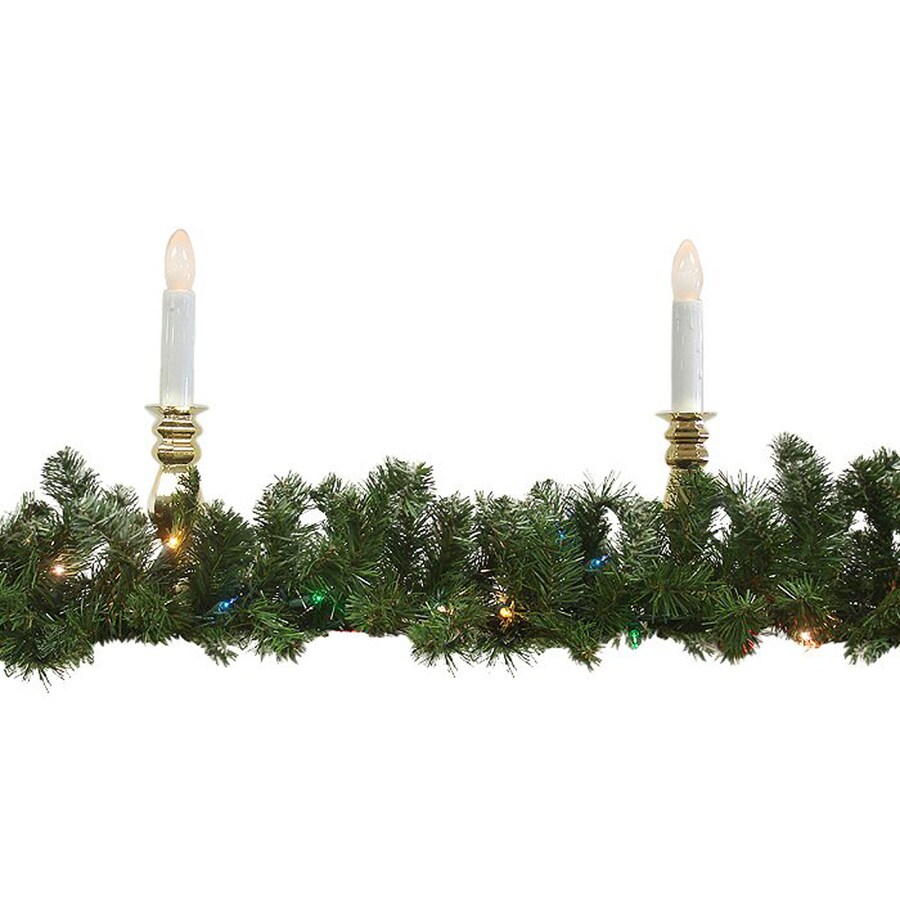 Northlight Indoor/Outdoor Pre-lit 9-ft Canadian Pine Garland with ...