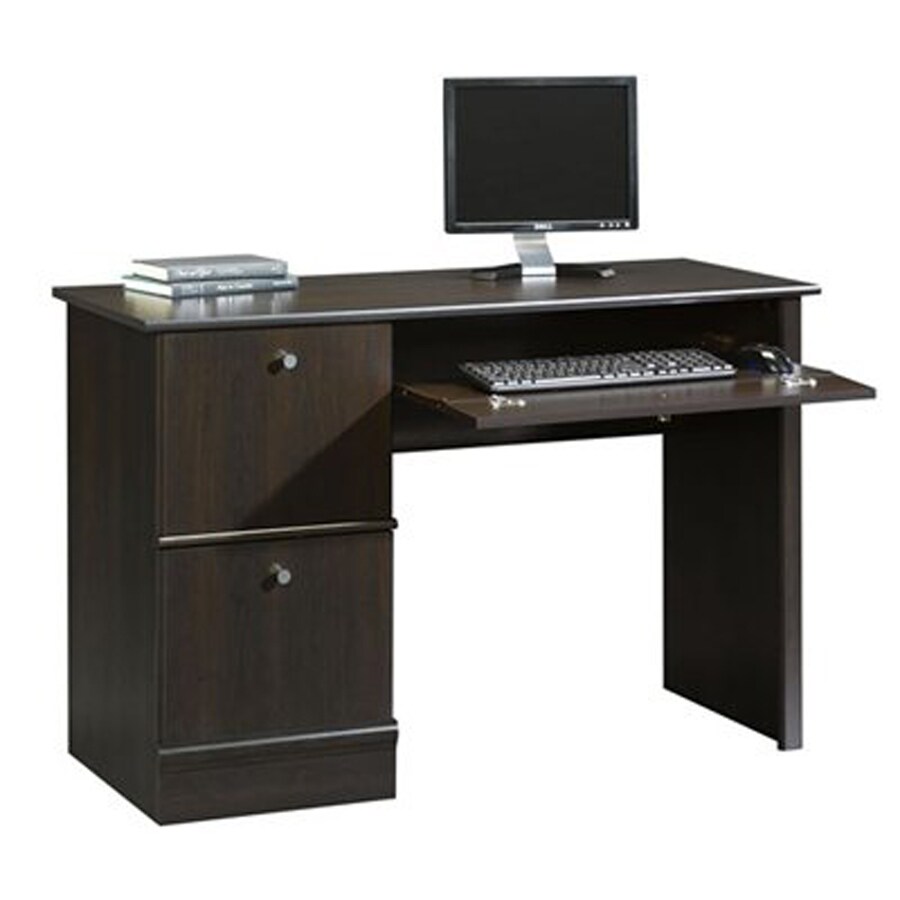 Sauder Transitional Cinnamon Cherry Computer Desk At Com