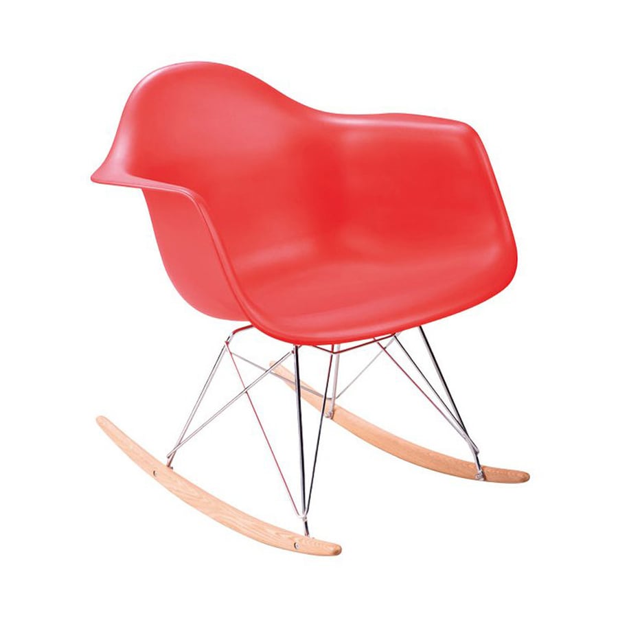 Mod Made Paris Modern Red Rocking Chair At Com Mod Made Paris Modern Red Rocking Chair