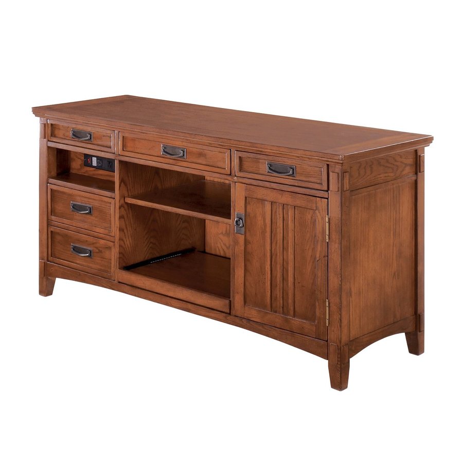 Signature Design by Ashley Cross Island Transitional Medium Brown Oak